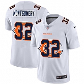 Nike Bears 32 David Montgomery White Shadow Logo Limited Jersey Yhua,baseball caps,new era cap wholesale,wholesale hats